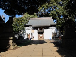 2011/02/13太子堂八幡神社拝殿
