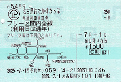 名古屋おでかけきっぷ