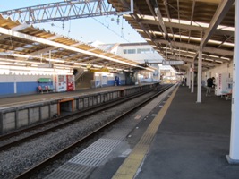 2011/12/17恋ヶ窪駅ホーム