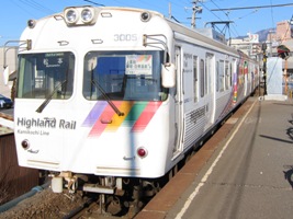 2011/12/31西松本駅 3000系3005-3006編成　大庭駅→西松本駅