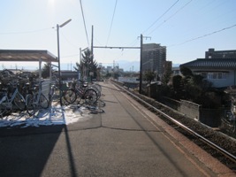2011/12/31西松本駅ホーム