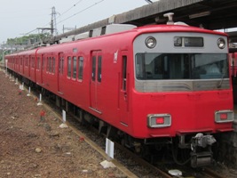 2012/08/11新可児駅の名鉄電車