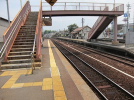 2012/08/11小泉駅ホーム