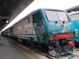 TrenitaliaE464機関車　2011/09/18Venezia Santa Lucia駅