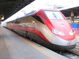 TrenitaliaETR500電車　2016/11/28Venezia Mestre駅