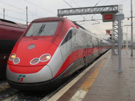 TrenitaliaETR500電車　2016/12/03Verona Porta Nuova駅
