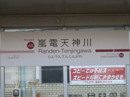 嵐電天神川駅