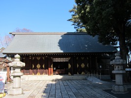 2011/02/13松陰神社拝殿