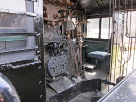 蒸気機関車D51形運転台
