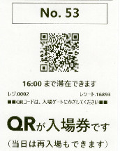 青梅鉄道公園　入館券
