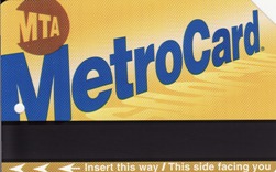 NYCTA地下鉄乗車券(Metro Card)