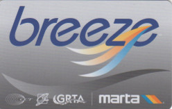 MARTA breeze card
